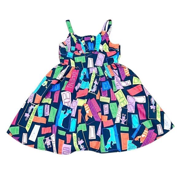 Authentic Disney Parks RARE Monsters Inc Doors Girls Dress Size XXS 3-4Y - Picture 1 of 7